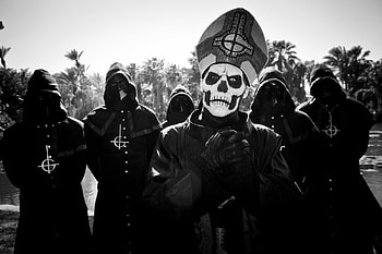Ghost Band, Ghostly apparition, Mysterious musicians, Eerie atmosphere HD wallpaper