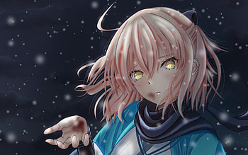 Sakura Saber, darkness, Fate Koha-Ace, Fate Series, Fate Grand Order, Cherry Blossom Saber, TYPE-MOON, Sakura Saber Fate Koha-Ace HD wallpaper