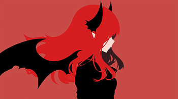 Touhou Koakuma - Mystical Red Silhouette, Koakuma (Touhou), Anime, Touhou HD wallpaper