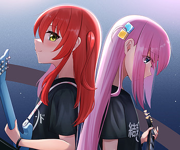 Hitori Gotou & Ikuyo Kita, Ikuyo Kita, Hitori Gotou, Anime, Bocchi the Rock! HD wallpaper