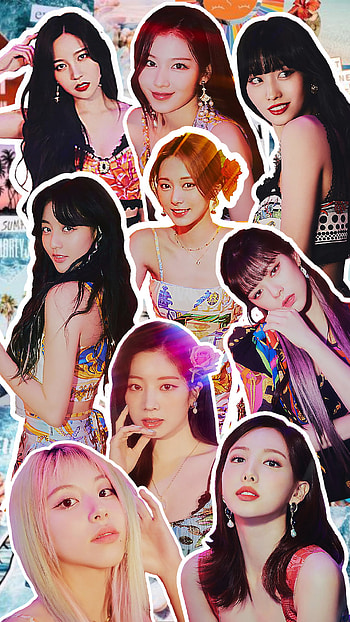 TASTE OF LOVE (SMMR), MOMO, TWICE, TZUYU, CHAEYOUNG, SANA, DAHYUN, JEONGYEON, NAYEON, JIHYO, MINA HD phone wallpaper