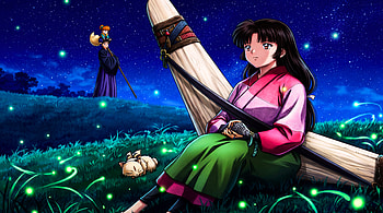 InuYasha - Sango / Kirara / Miroku / Shippo, Sango (InuYasha), Miroku (InuYasha), Shippō (InuYasha), Anime HD wallpaper