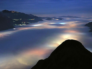 Hidden Valley, lights, sky, colours, cloud, stunning, mountain HD wallpaper