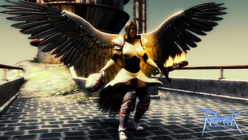 anime ragnarok valkyrie, wings, ragnarok, fight, anime HD wallpaper