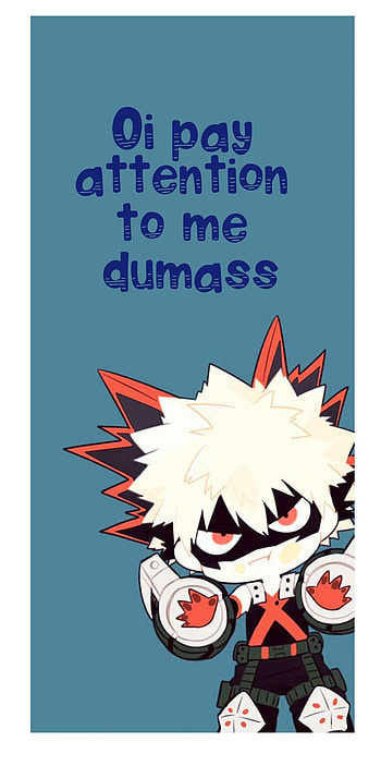 Katsuki Bakugou, mha, pomeranian, angry, bnha, boy, cute, anime, adorable HD phone wallpaper