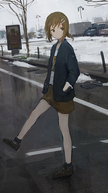 Anime, Original HD phone wallpaper