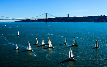 Nature, Sea, To Swim, Swim, Sails, Sail HD wallpaper