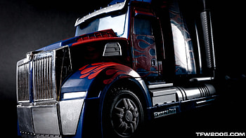 truck optimus prime transformers HD wallpaper