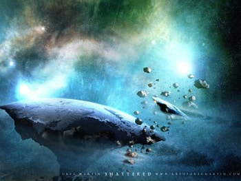 SHATTERED, pieces HD wallpaper