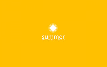 Summer Minimalism, summer, minimalism, artist, yellow HD wallpaper