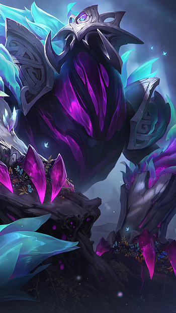 Elderwood reksai, league of legends, splash art HD phone wallpaper