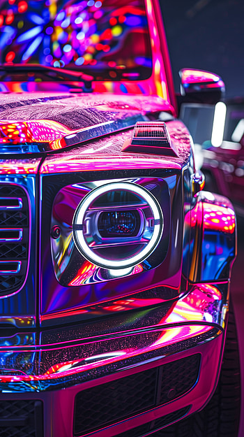 Gleaming G-Class Elegance, Mercedes-Benz G-Class, Mercedes-Benz, car, luxury HD phone wallpaper