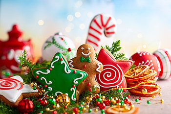 Christmas Cookies, Cookies, sweets, Christmas, candy HD wallpaper