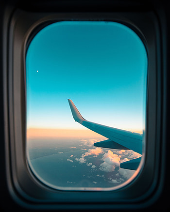 Clouds, Miscellanea, Miscellaneous, Window, Porthole, Wing, Plane, Airplane, View HD phone wallpaper
