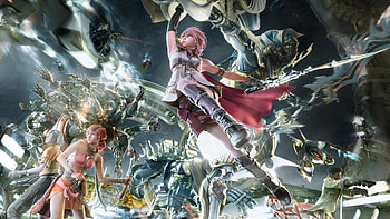 Final fantasy xiii lightning artwork . HD wallpaper