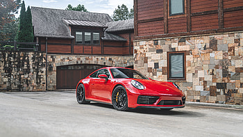 Porsche 911 Carrera, red, GTS, germany HD wallpaper