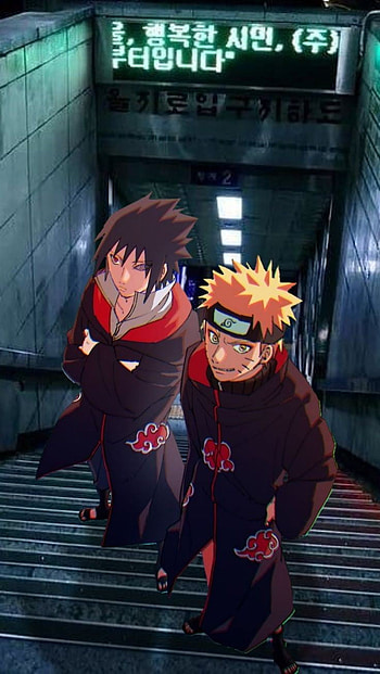 Naruto and Sasuke, akatsuki HD phone wallpaper