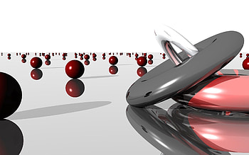 3D, Surface, Metal, Balls, Oval, Plastic HD wallpaper