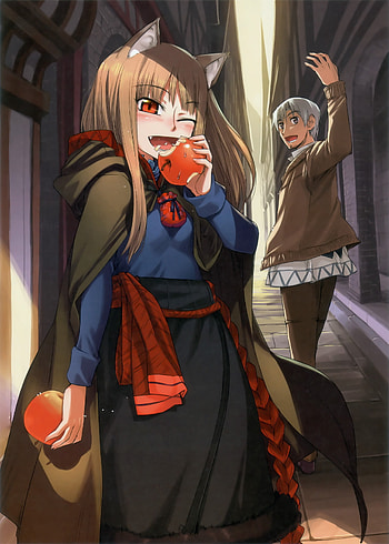 Spice and Wolf, Female anime character, Holo HD phone wallpaper