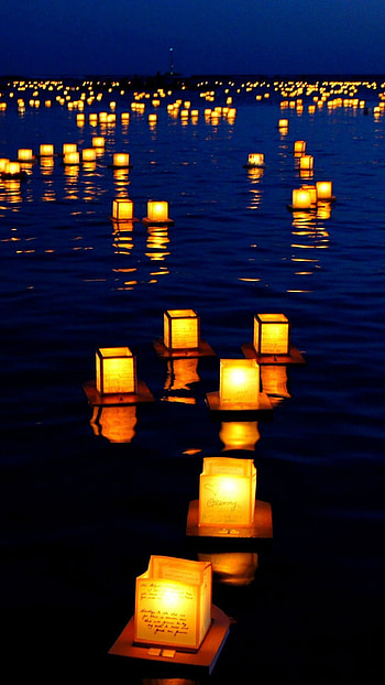 Lantern festival, Festive lights, Night sky, Cultural tradition HD phone wallpaper