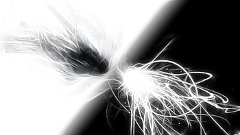 Black and White Abstract Art | Abstract Black White Digital Art x HD wallpaper