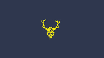Skull Minimalist, skull, minimalism, artist, digital-art HD wallpaper