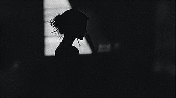 Feminine Silhouette, Portrait, Profile HD wallpaper