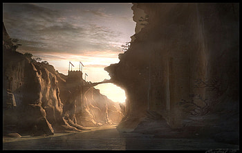 Long Road, fantasy, , bridge, cool, sky, nice HD wallpaper