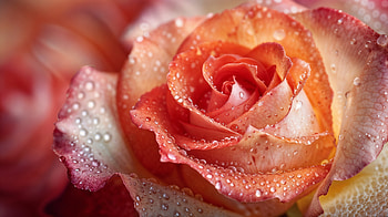 Macro Rose: Dew-Kissed Petals in Stunning Detail, rose, macro HD wallpaper