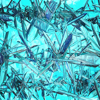 Transparent, 3D, Glass, Crystals HD phone wallpaper