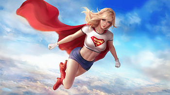 Supergirl Maverick, supergirl, superheroes, artwork, digital-art, deviantart HD wallpaper