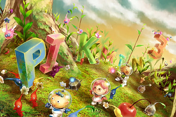 PikMin 3, nice, chibi, scenery, texts, messages, scenic, fruit, adorable, sweet, words, scene, mini, kawaii, anime, fantasy, pretty, field, apple, lovely, tiny HD wallpaper