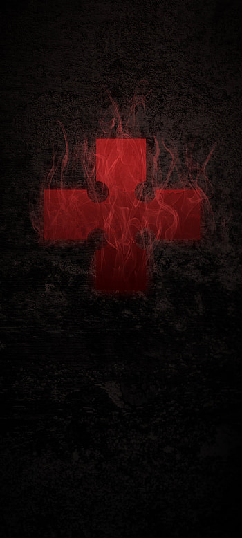 Red Ember Cross — Fire Force Anime, red, black, cross, Anime, Fire Force, black anime, red anime, red and black HD phone wallpaper