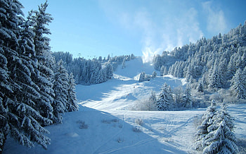 Winter, Nature, Mountains, Snow HD wallpaper