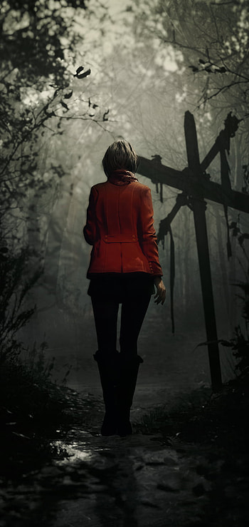 Ashley Graham in Resident Evil 4 (2023) – Dark Forest , video game, Resident Evil 4 (2023) HD phone wallpaper