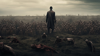 Last of Humanity, zombie, apocalypse, grey, Doom, destruction HD wallpaper