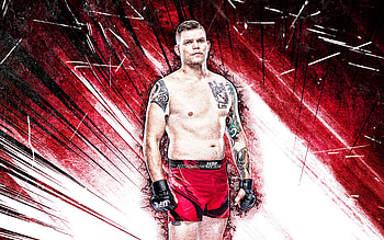Chase Sherman, grunge art, american fighters, MMA, UFC, Mixed martial arts, purple abstract rays, Chase Sherman , UFC fighters, MMA fighters HD wallpaper