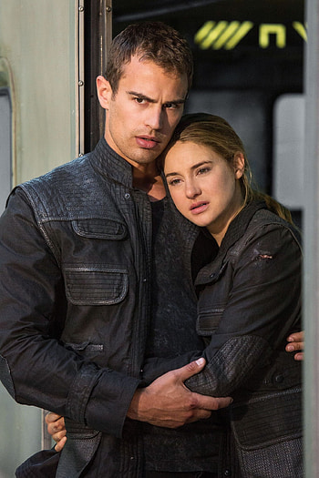 Four and Tris, Divergent movies, Tris and Four, Theo James HD phone wallpaper