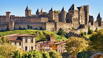 Carcassonne, Chateau Comtal, France, Travels HD wallpaper