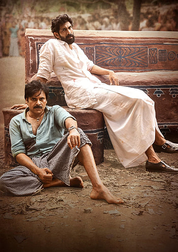 Bheema Naik, people_in_nature, Rana, formal_wear, Powerstar, Bheemla_Naik, Pawan_Kalyan HD phone wallpaper