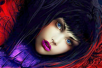 Intense, colorful, magic, elemental, dark HD wallpaper