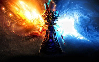 Warcraft mage, Powerful spellcasters, Azeroth's guardians, Epic fantasy HD wallpaper