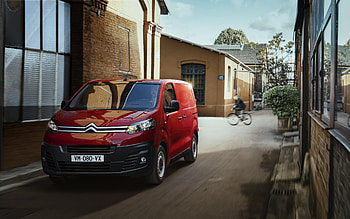 2022, Citroen Jumpy, , front view, exterior, light commercial van, new red Jumpy, french cars, Citroen HD wallpaper