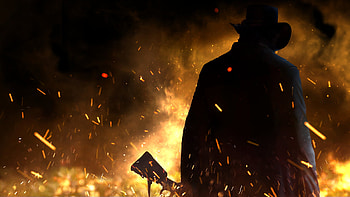 Man of Fire, video game, Red Dead Redemption 2 HD wallpaper