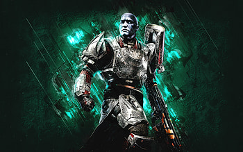 Zavala, Destiny 2, green stone background, Zavala character, Destiny 2 characters, Zavala Destiny 2, grunge art HD wallpaper