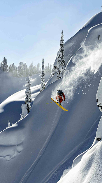 Alaska heliskiing, Haines USA, Thomas Hlawitschka skiing, Majestic winter mountains HD phone wallpaper