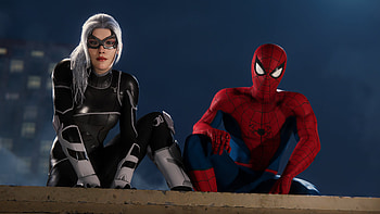 Marvel's Spider-Man PS4 Remastered Ultra Featuring Black Cat, Marvel's Spider-Man, Spider-Man (PS4), video game, Marvel's Spider-Man Remastered HD wallpaper
