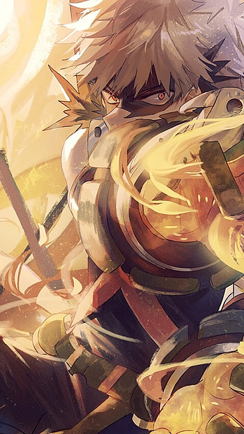 Katsuki Bakugou, Anime, My Hero Academia HD phone wallpaper