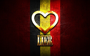 I Love Lier, belgian cities, golden inscription, Day of Lier, Belgium, golden heart, Lier with flag, Lier, Cities of Belgium, favorite cities, Love Lier HD wallpaper