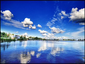 more blue, blue, sky HD wallpaper